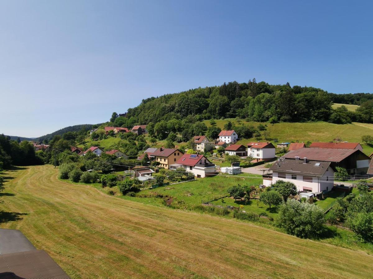 Hotel Gruener Baum Mit Restaurant & Wellness Oberzent Dış mekan fotoğraf