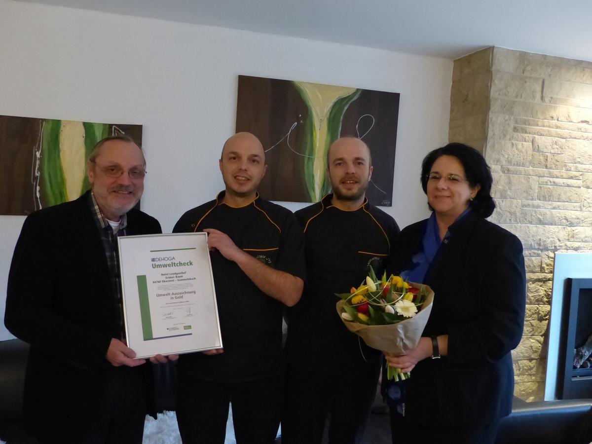 Hotel Gruener Baum Mit Restaurant & Wellness Oberzent Dış mekan fotoğraf